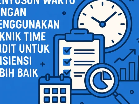 Menyusun Waktu dengan Menggunakan Teknik Time Audit untuk Efisiensi Lebih Baik