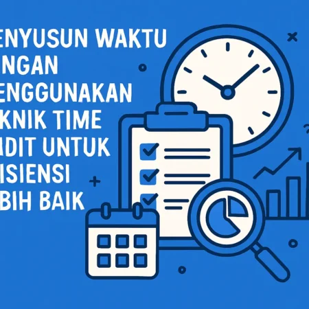 Menyusun Waktu dengan Menggunakan Teknik Time Audit untuk Efisiensi Lebih Baik